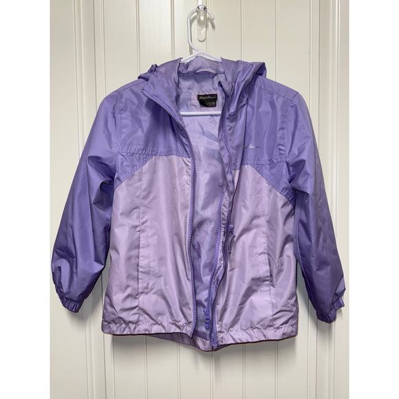 Eddie Bauer Girls 3-in-1 Jacket  Animal print Fleece lined Hooded Size S (7/8) - Picture 7 of 10